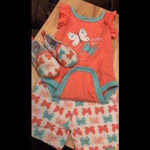 6-9 month baby girl outfit with shoes
